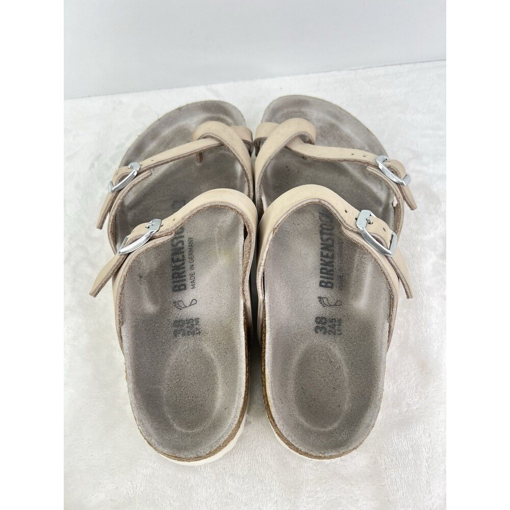 Birkenstock Mayari Lilac Nubuck Leather Sandals Womens Size 7 US / 38 Reg - Picture 7 of 10